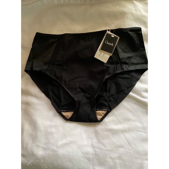 Chantelle Womens High-Waist Black Briefs L Made In France Soft - Picture 1 of 8